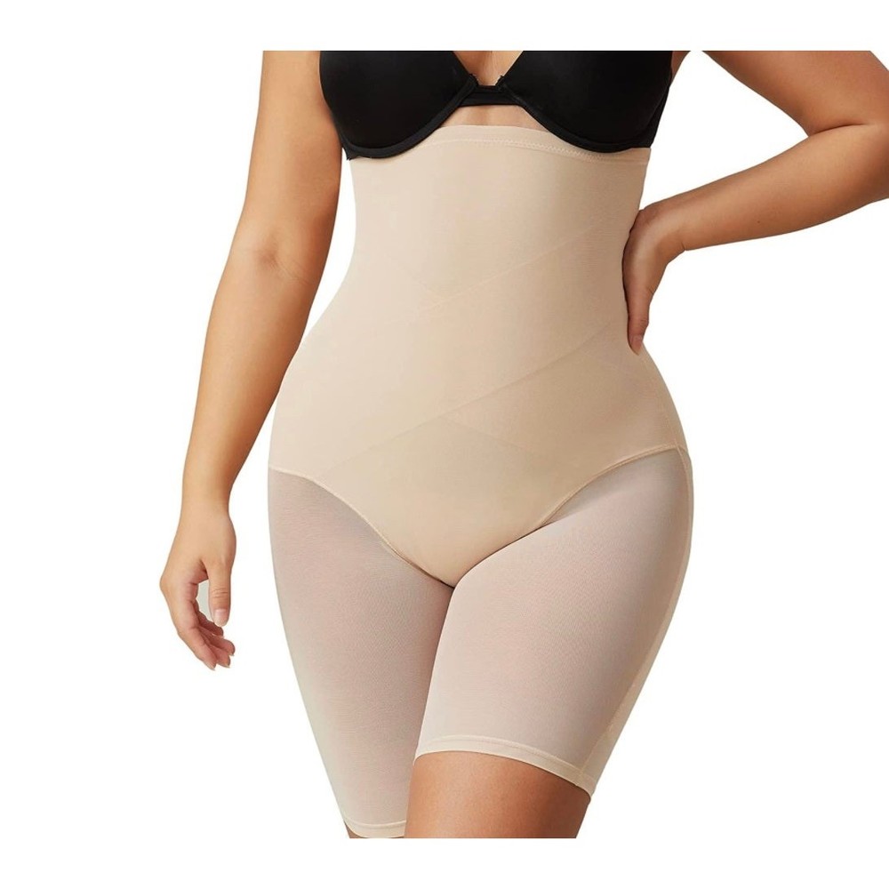MOVWIN Tummy Control Body Shaper Shorts - High Waist Thigh Slimmer Shapewear 2XL